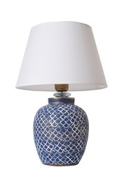 Opviq Lámpara de Mesa YL500 Azul y Blanco